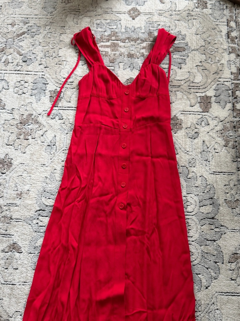 Reformation Luke Button-Down Dress, size 8 - Picture 4 of 8